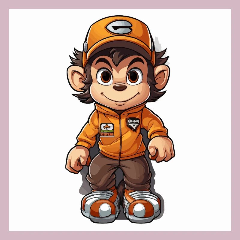 Monkey Skateboard Deck