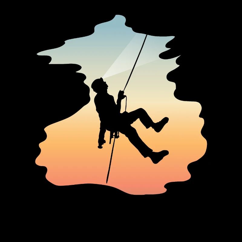 Troglodyte Funny Caving - Cave Explorer Speleology