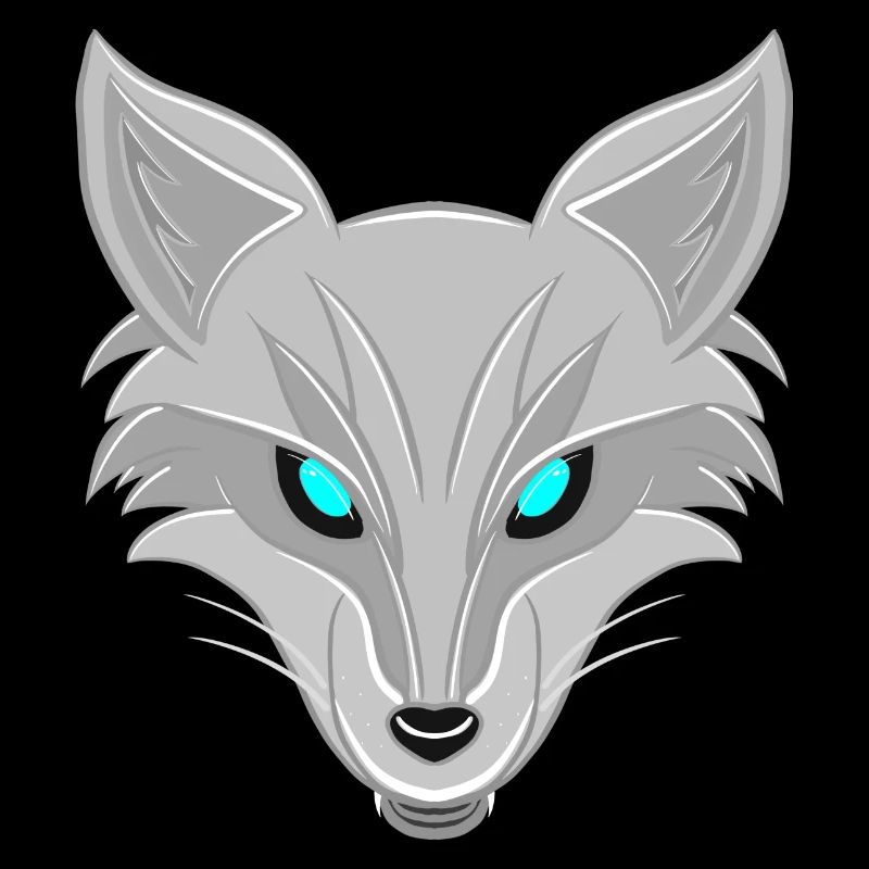 Silver Fox - Elegant Animal Lover Design