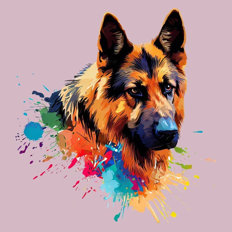 German Shepherd Art
