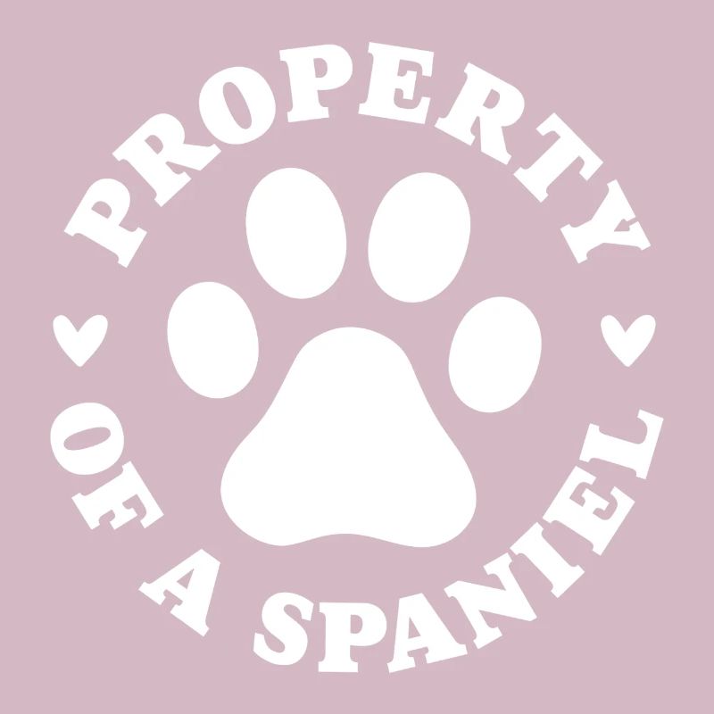 Eigentum eines Spaniels