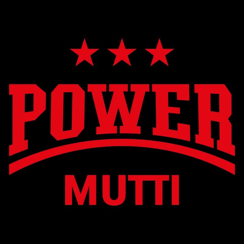 Power Mutti (Mama, Mami, Mutter, Muttertag / Red)