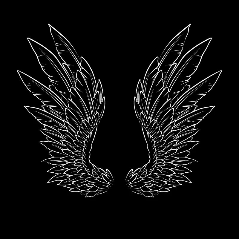Ailes d'ange lineart
