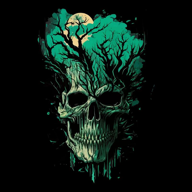 Forêt de crânes
