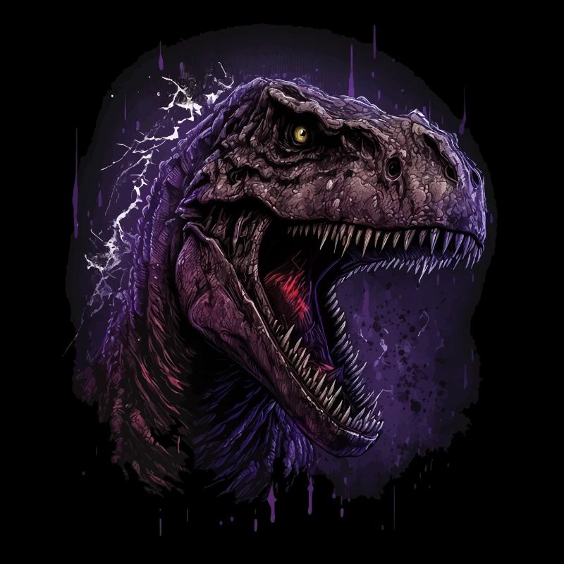 T-Rex looks angry