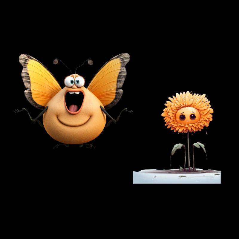 Dicker Schmetterling