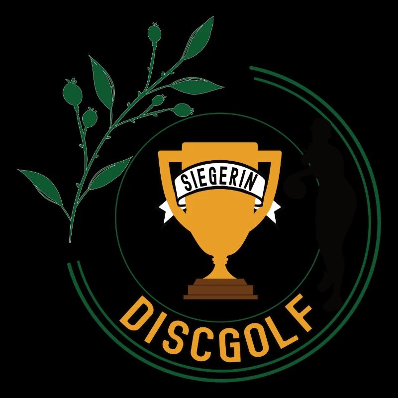 Discgolf Siegerin Discgolferin Spielerin Sieg