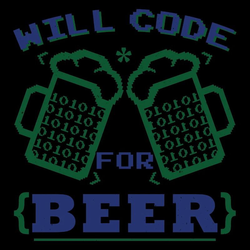 Funny Beer Coding Coder
