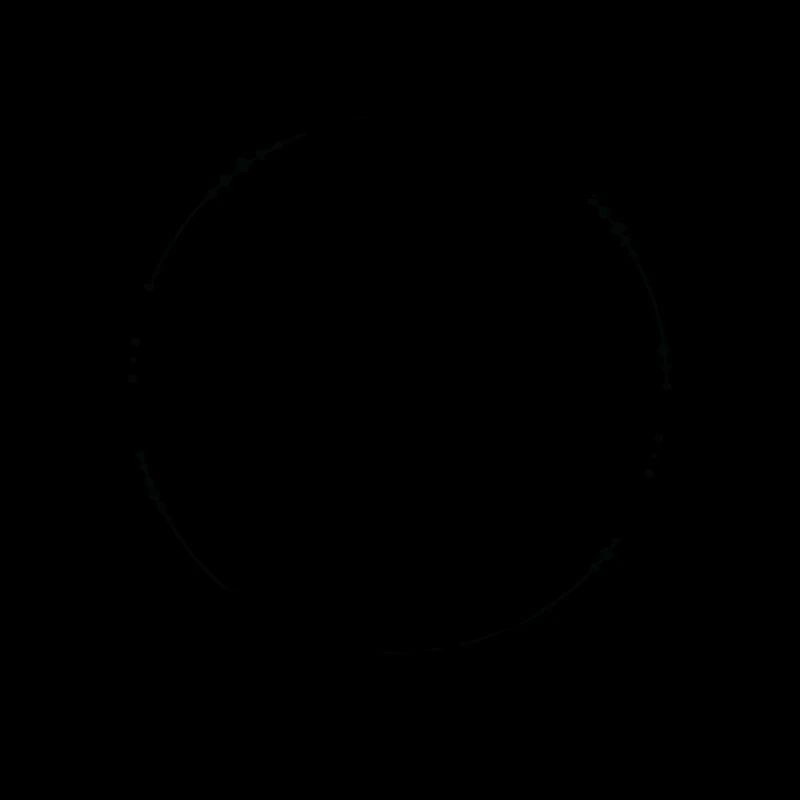 Black circle frame with leaves