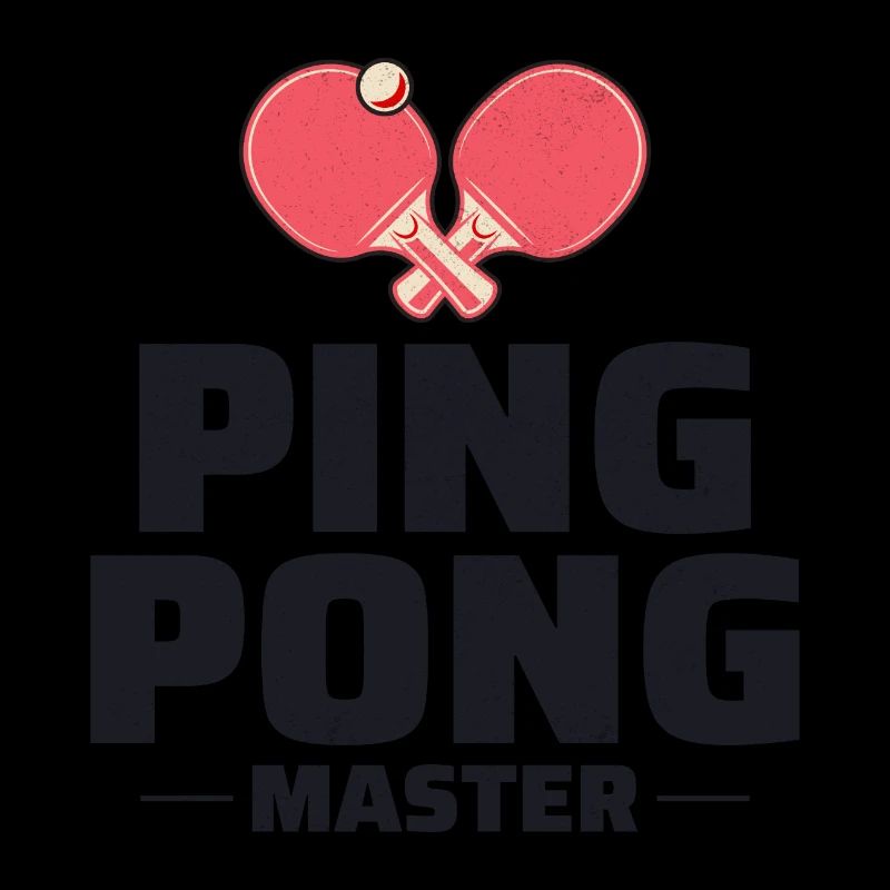 Ping Pong Master Table Tennis Coach Paddle Player