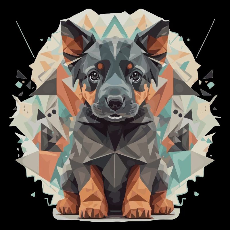 Polygon Shepherd Dog
