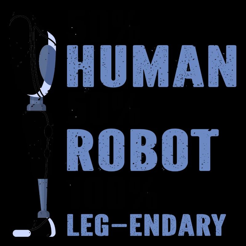 Artificial leg design for leg prostheses