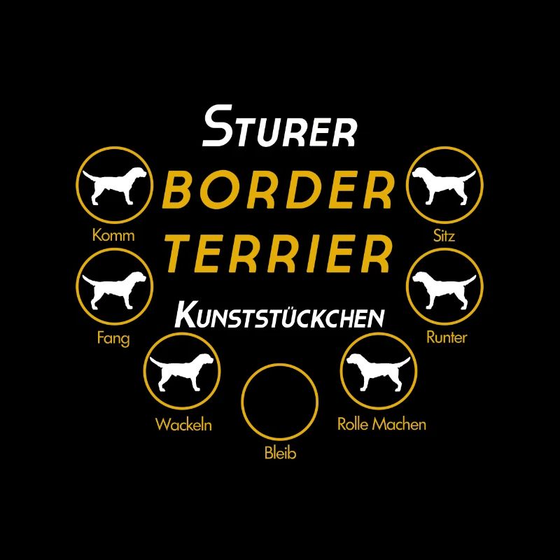 BORDER TERRIER Geschenkidee Shirt
