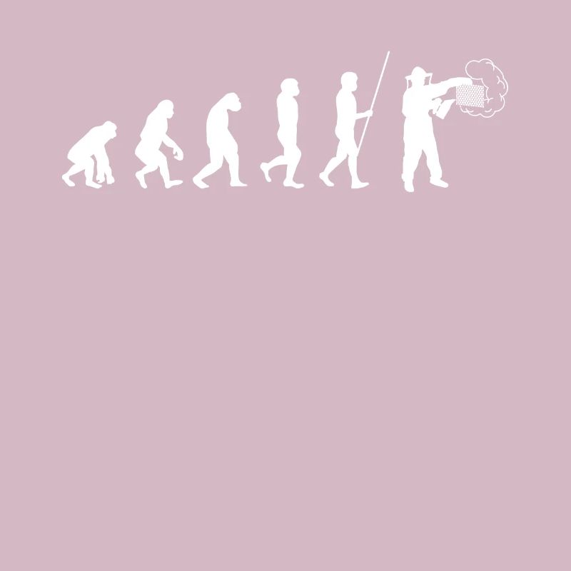 BEEKEEPER EVOLUTION | Retro beekeeper beekeeping beekeeping