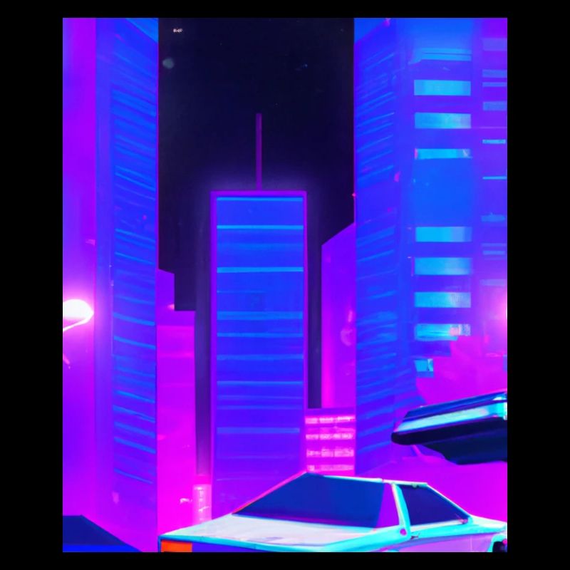 Vaporwave Esthétique Synthwave City