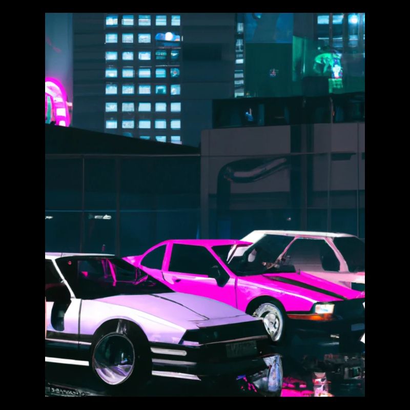 Vaporwave Esthétique Synthwave City