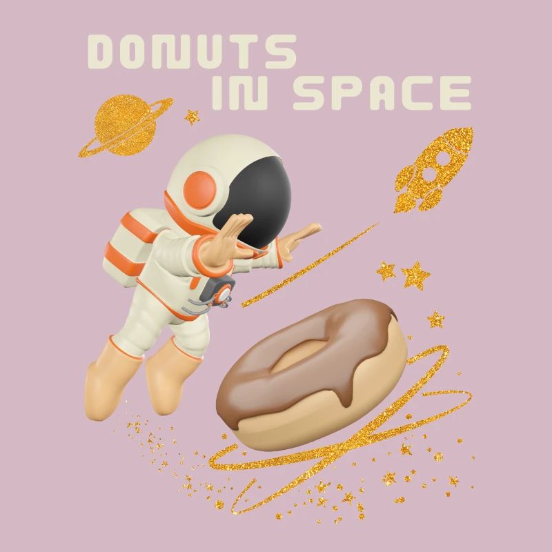 Donut space, beignets dans l’espace, drôle d’astronaute