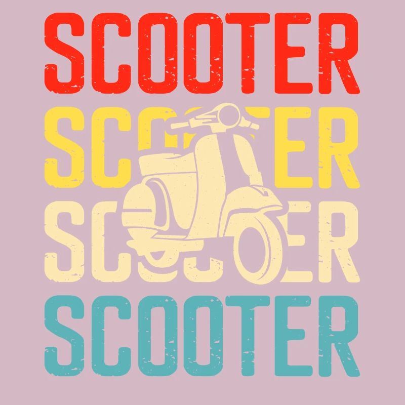 Roller Rollerfahrer Motorroller