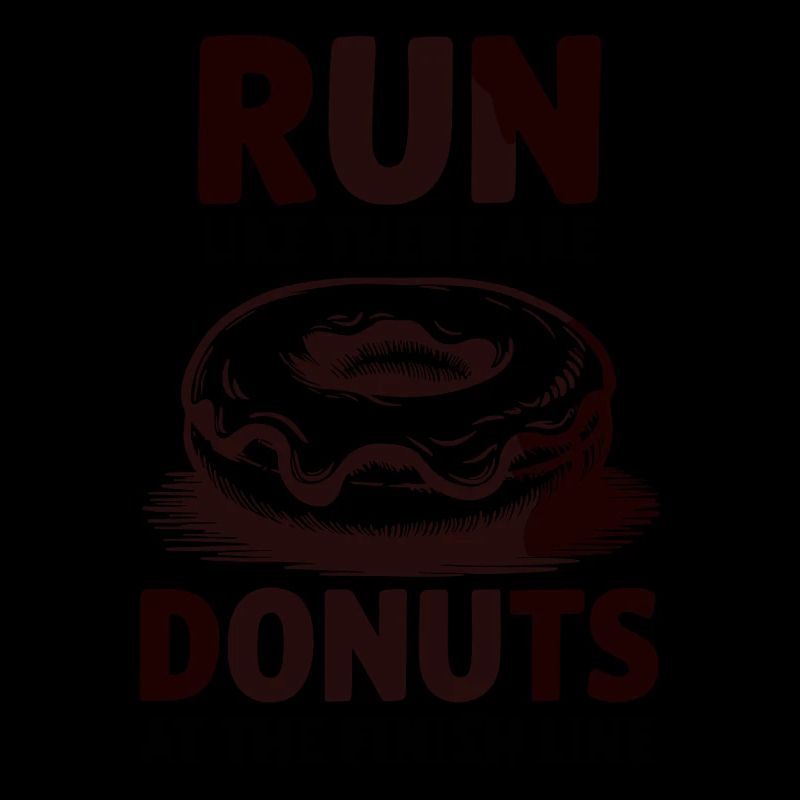 Courez comme un marathonien avec des beignets à la ligne d’arrivée