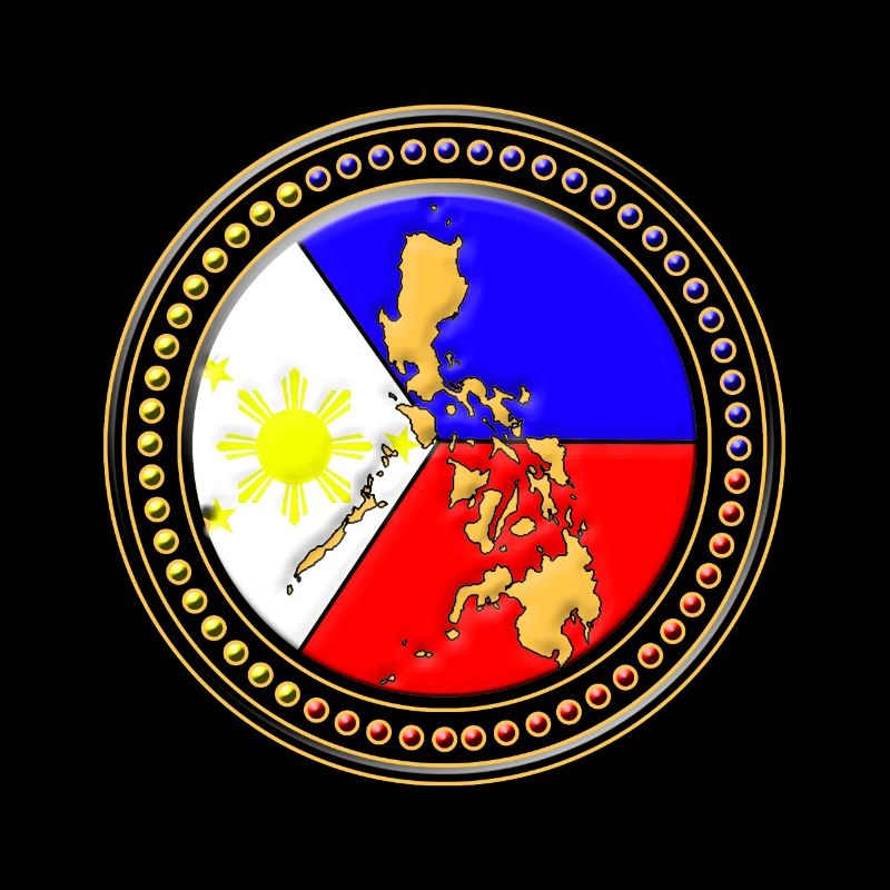 Philippines flag map