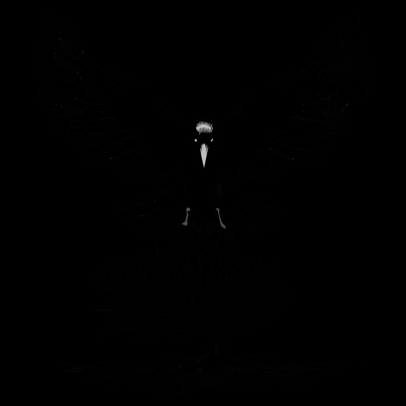 Crow Heaux Conception unique de corbeau.