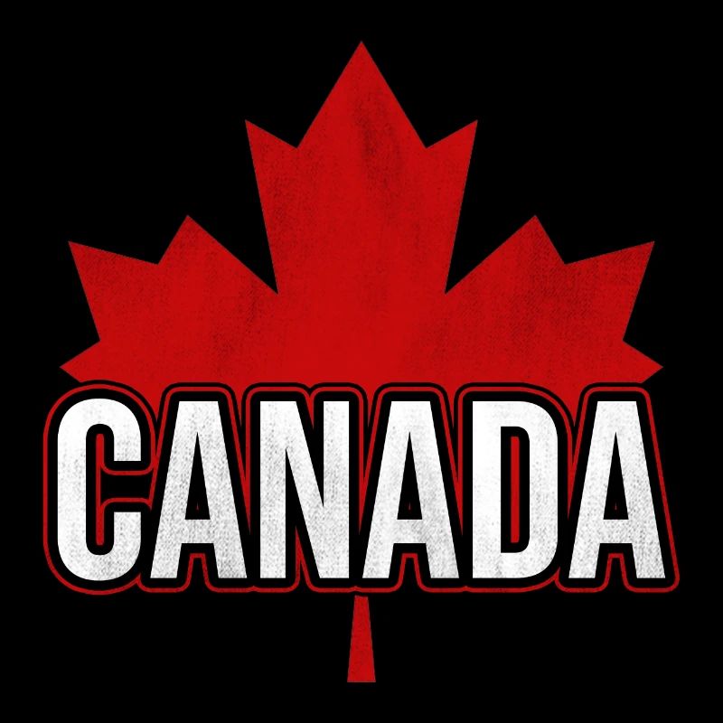Feuille d'érable canadien drapeau canada canada
