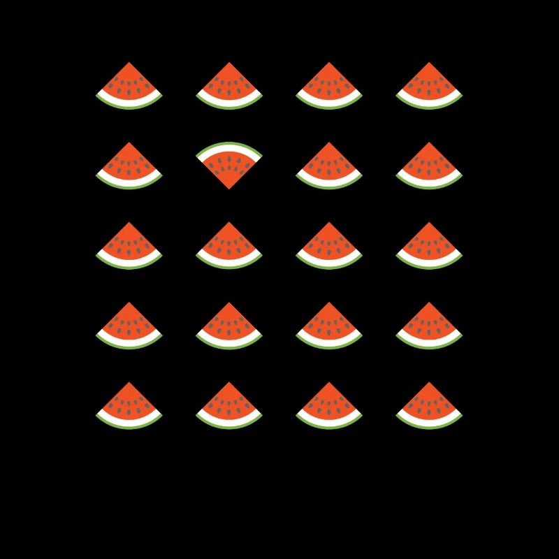 One in a melon - dunkles Design