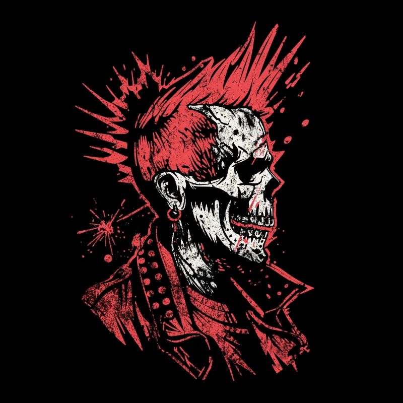 Punk Rock Skull Explosion Tee
