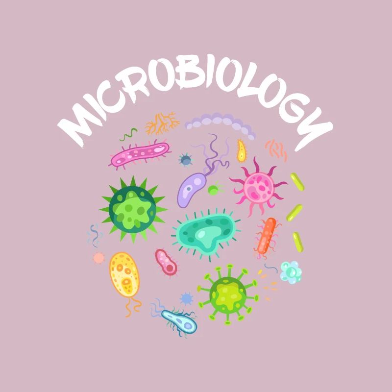 Microscope de bactéries microbiologie scientifique