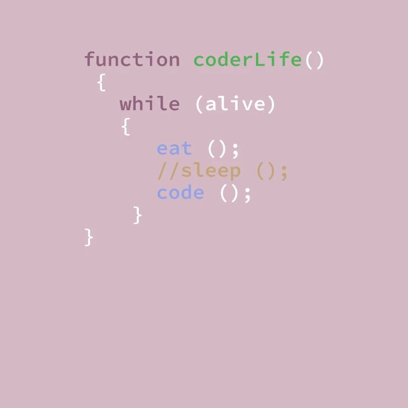 Lustiger Programmierer Life Function