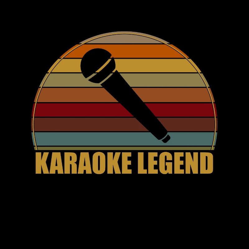 Karaoke legend microphone singing singer playback