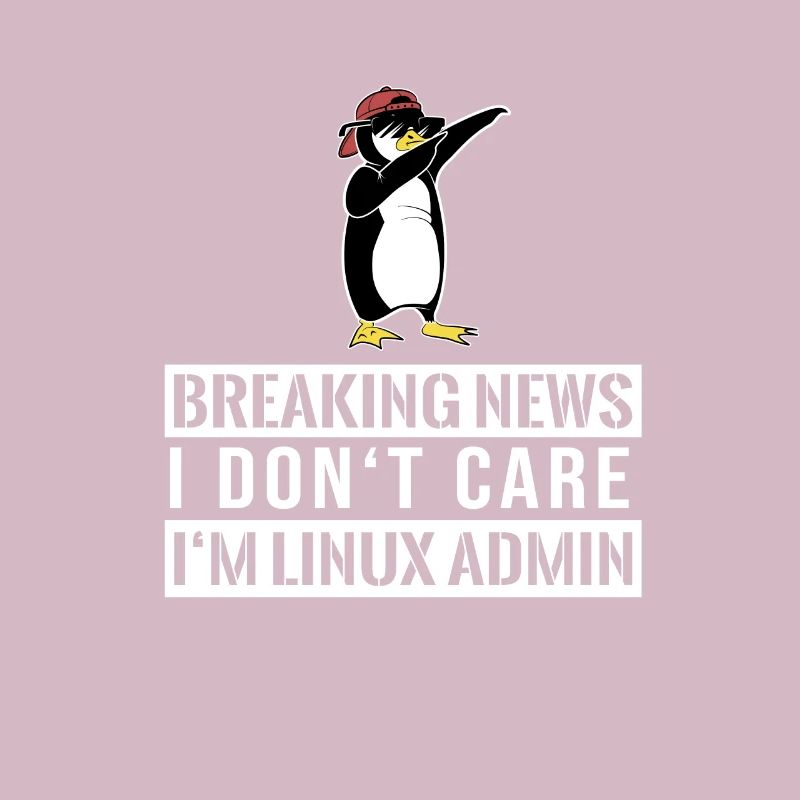IT Nerd Linux Linux Pinguin Geek Software Engineer