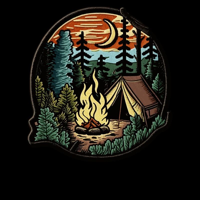 Camping - Patch design
