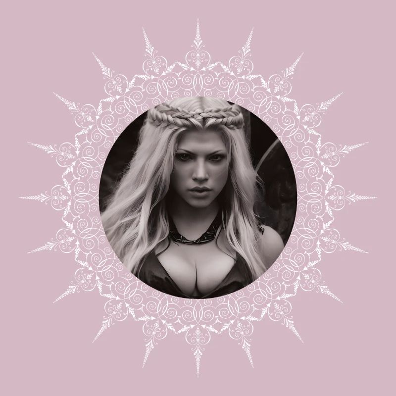 Shield Maiden Viking Warrior Moyen Âge
