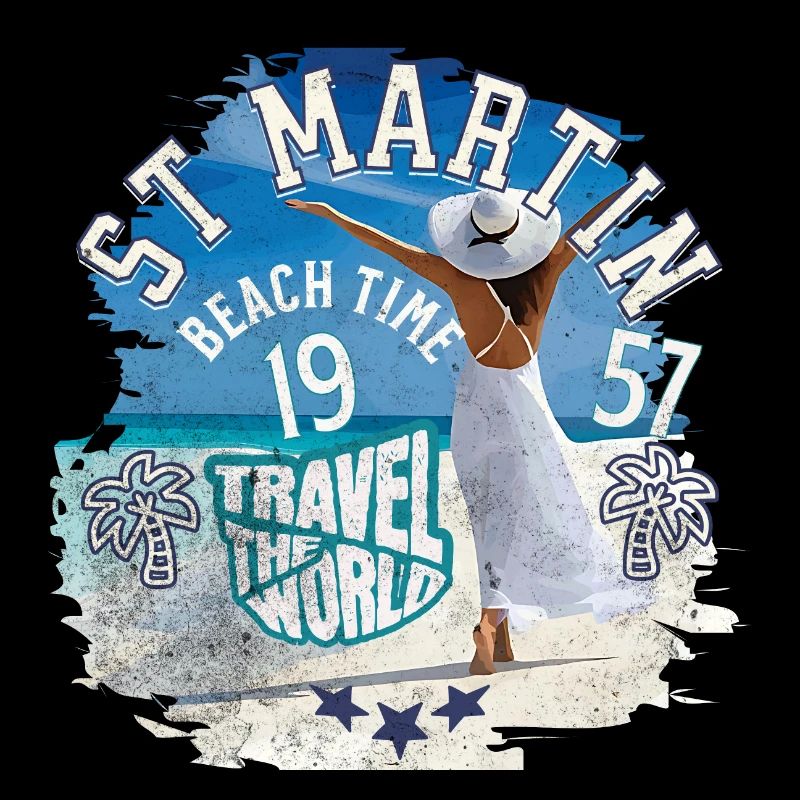 Strandzeit St. Martin Westindische Inseln