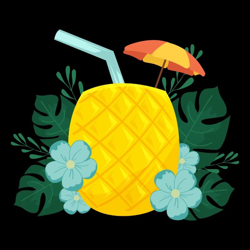 Boisson ananas / été / soleil