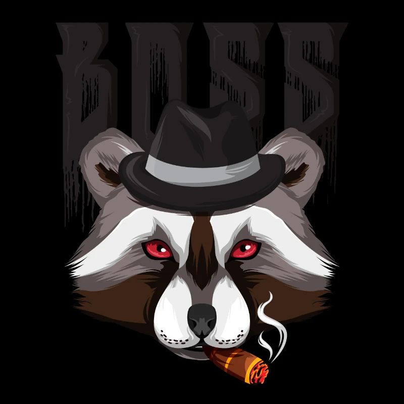 Mafia Boss Waschbär