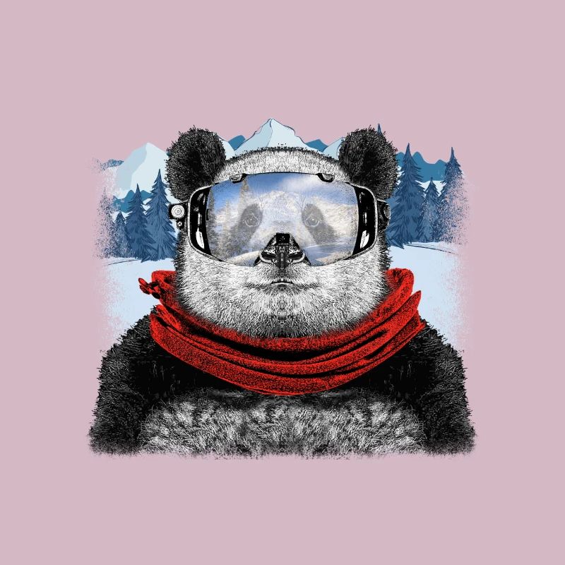 panda de ski