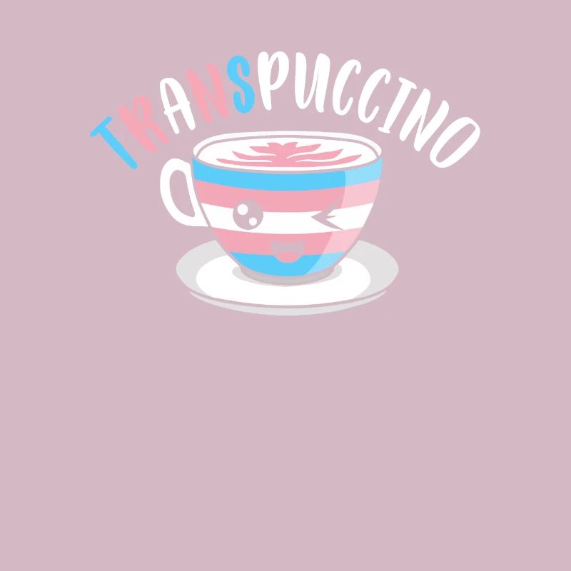 Cappuccino Trans Drapeau Trans Café