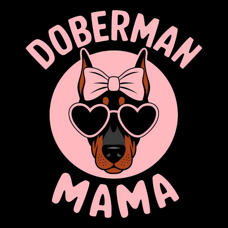 Dobermann Spruch Mama Lustiges Dobermann Geschenk