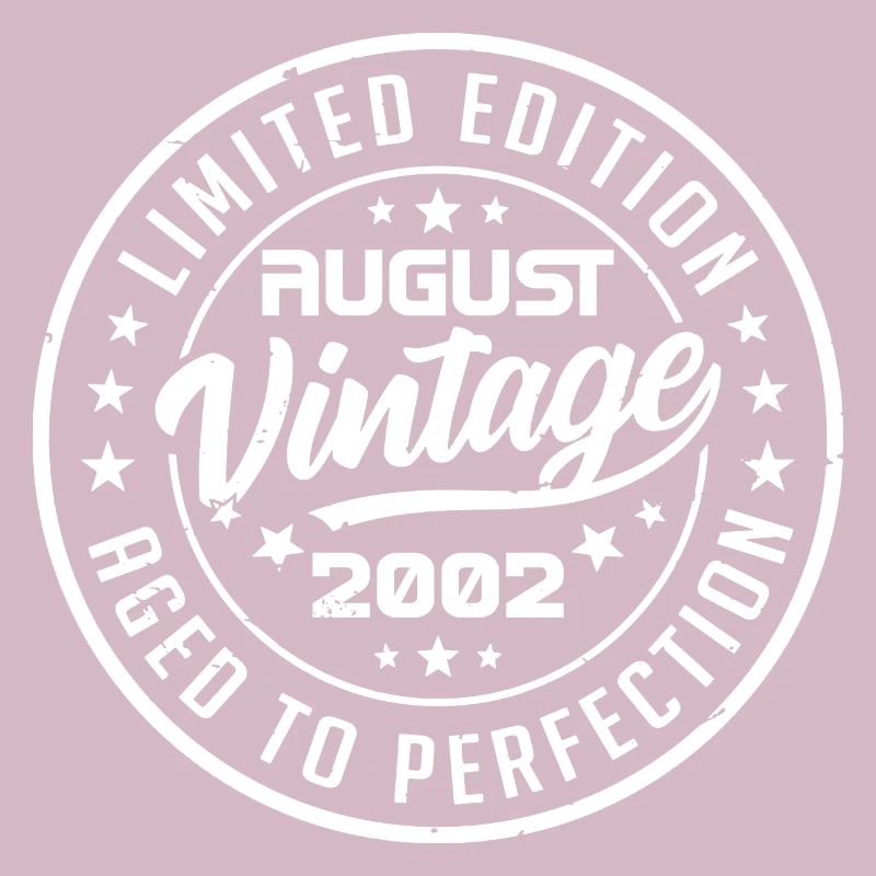 August 2002 Vintage Geburtstagsgeschenk 2002 August