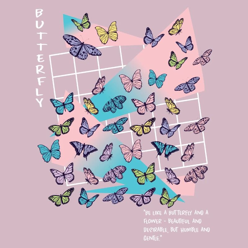 Sei wie ein Schmetterling