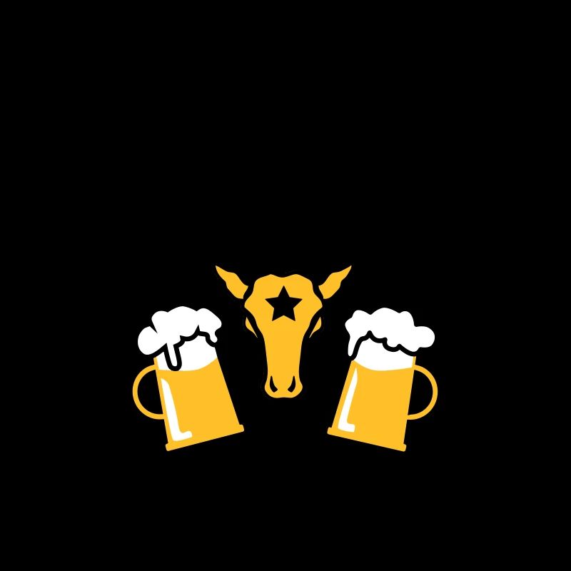 Hirsch Polterabend JGA Maß Bier Prost