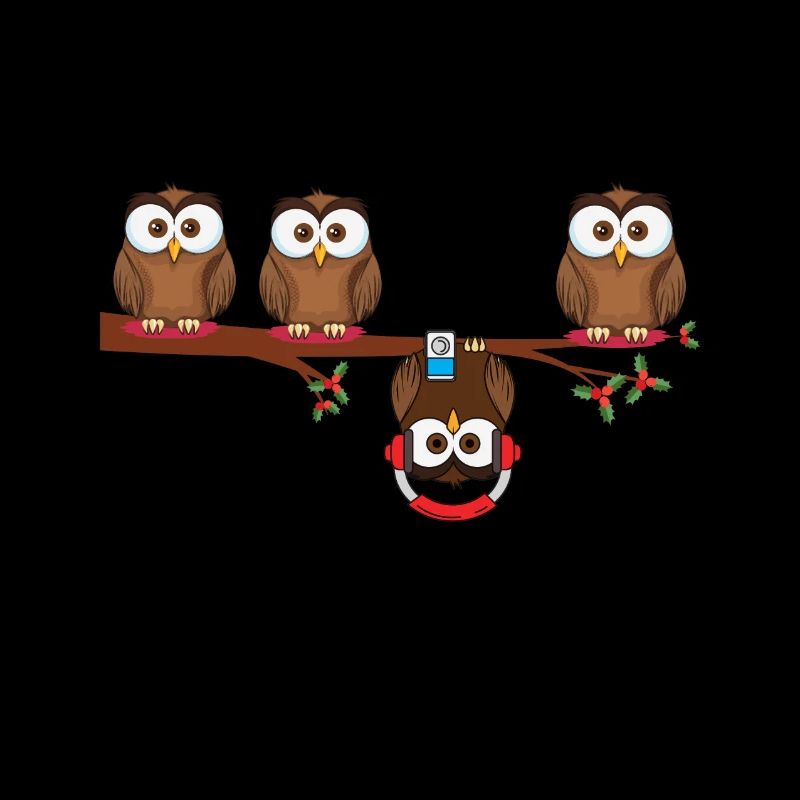 Be different - Süßes Eulen Fun Vogel Geschenk süß