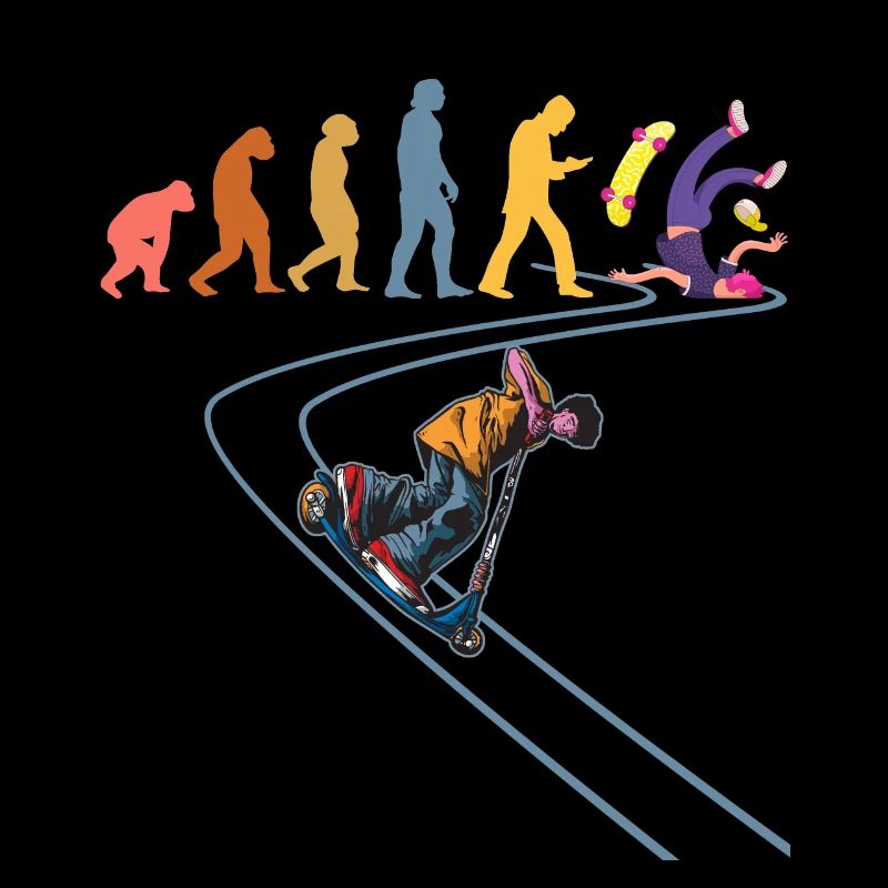 Trottinette cascadeur roller rollers de cascade roller