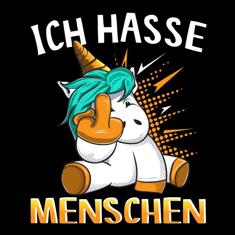 Ich hasse Menschen Einhorn