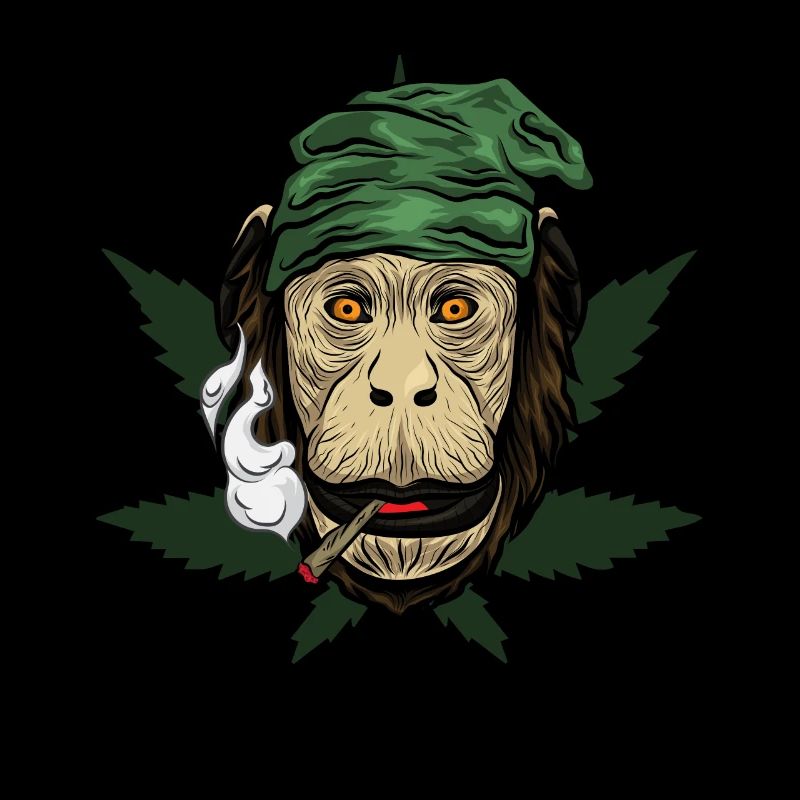 Kiffender Monkey With Joint