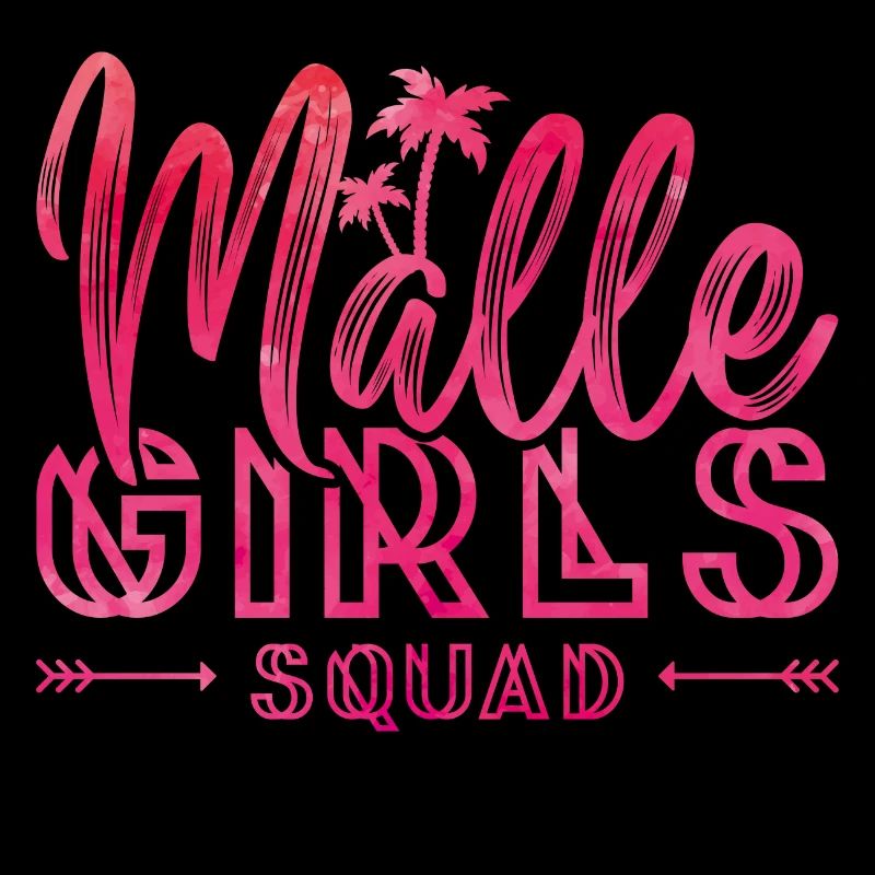 Escouade de filles Malle rose