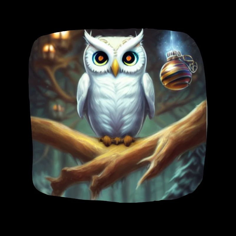 Weihnachtsmotiv Eule