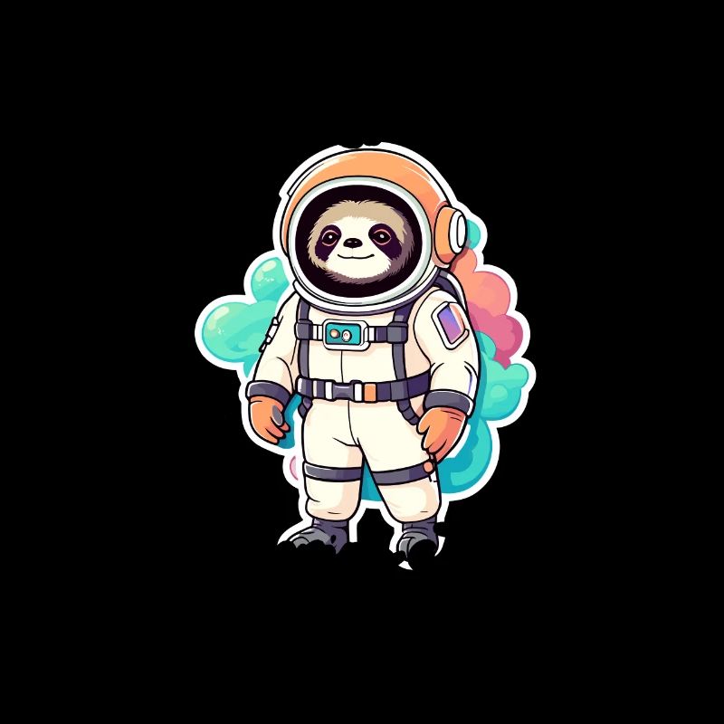 Slothstronaute explorant à mon rythme - Sloth